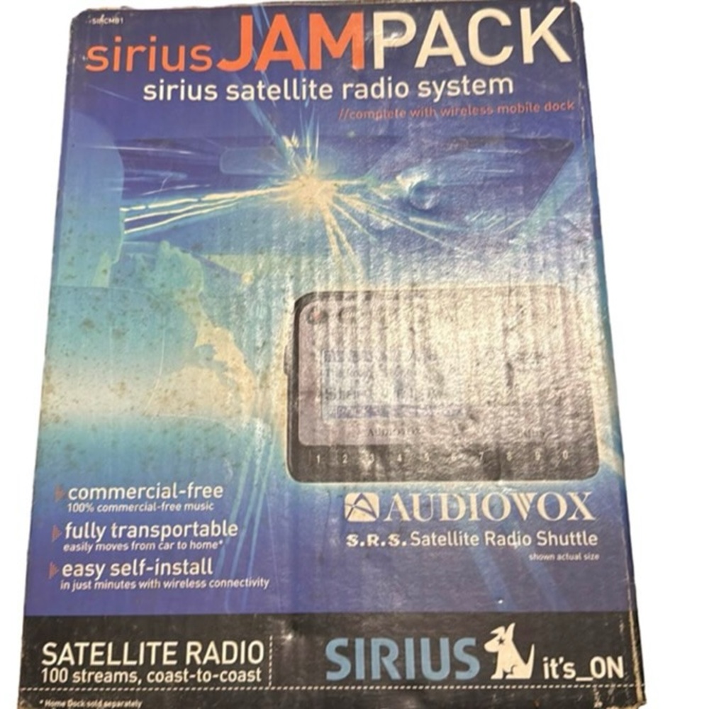 Sirius Satellite Radio System - Black